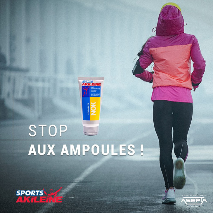 Akilene Sports NOK AntiChafing Cream Prevents Chafing Blisters AntiFriction Skin Reinforcer Anti Chafing Cream for Runne