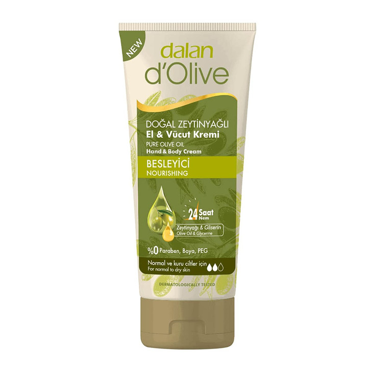 Hand and Body Cream Olive Oil Moisturizing Normal to dry skin Family Size Men Women 845 oz or 250 ml