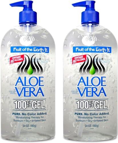Fruit Of The Earth Aloe Vera 100 Gel 24 oz 2 pack