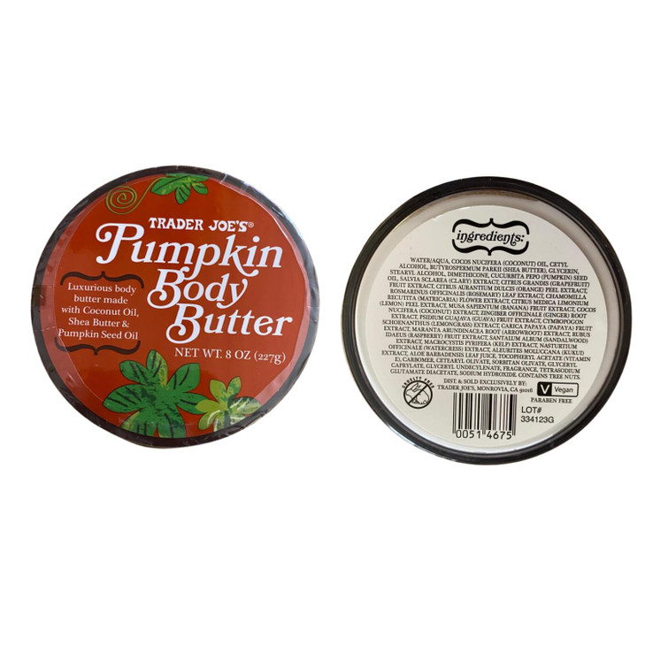 Trader Joes Pumpkin Body Butter 2 Pack
