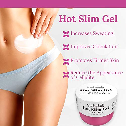 Cellulite Cream Hot Gel with Coconut Oil Extract Sweat Cream to Helps Firm Tone and Tighten Skin and Reduce Appearance o