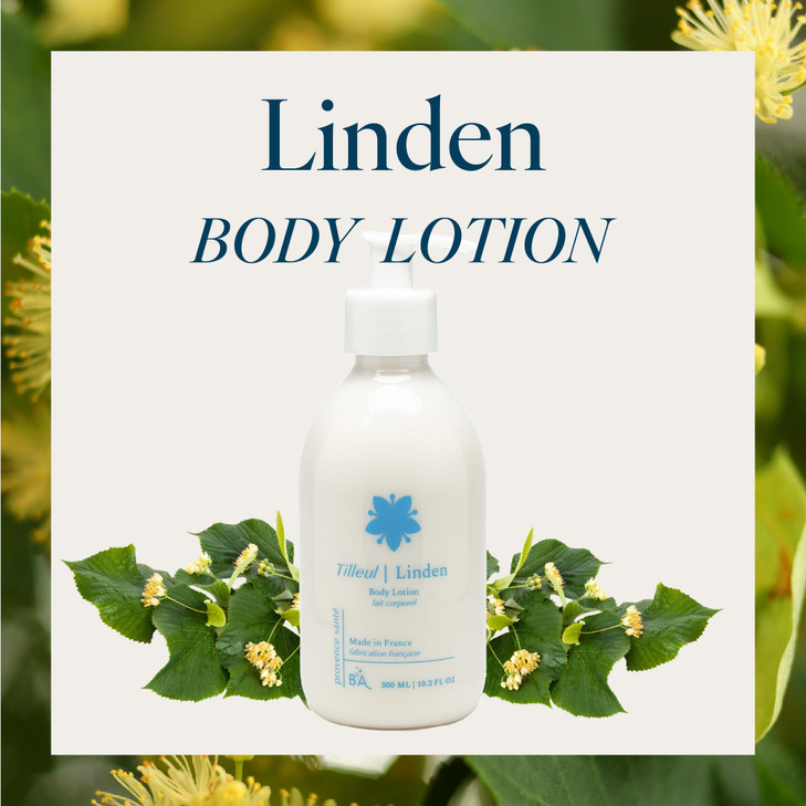 Provence Sante Body Lotion Ultra Hydrating Moisturizer AntiAging Cream for Dry Skin Nourishing Linden Scent Made in Fran