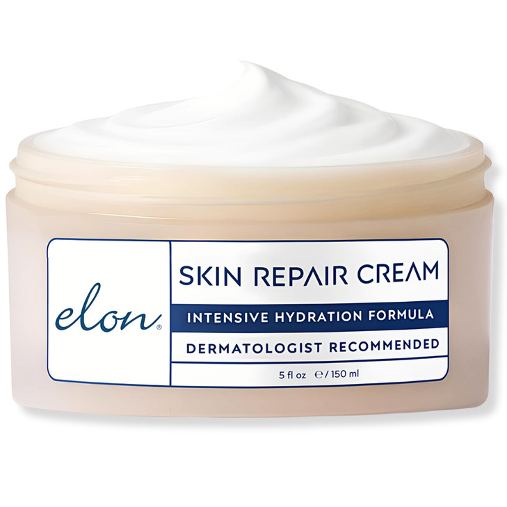 Elon Skin Repair Cream Hydrating Cream for Hands Body Dermatologist Recommended 5 oz
