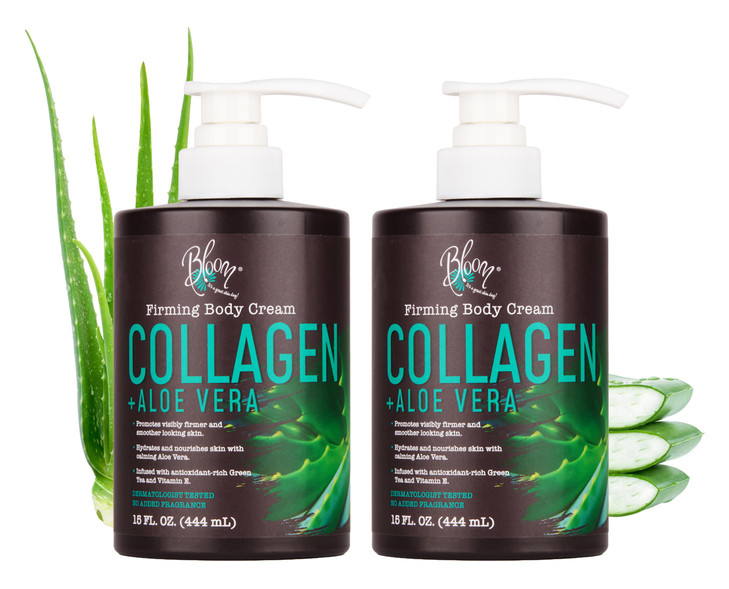 BLOOM ITS A GREAT SKIN DAY Collagen Lotion Skin Care Firming Body Cream Intensive Anti Aging Moisturizer Face Lotion wit
