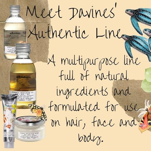 Davines Authentic Moisturizing Balm Hydrating And Softening Action For Face Body And Hair Paraben Free Gentle Makeup Rem