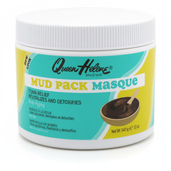 Queen Helene Mud Pack Masque, 12 Ounce, Cleanser, Softening, Smoothening, Tightens Loose Skin, Stimulates Blood Circulation online at globaldelivered