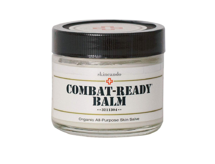 Combat Ready Skin Balm 2oz by Skincando All Natural Intensive Moisturizer Skin Cream Organic ingredients Apricot Kernel