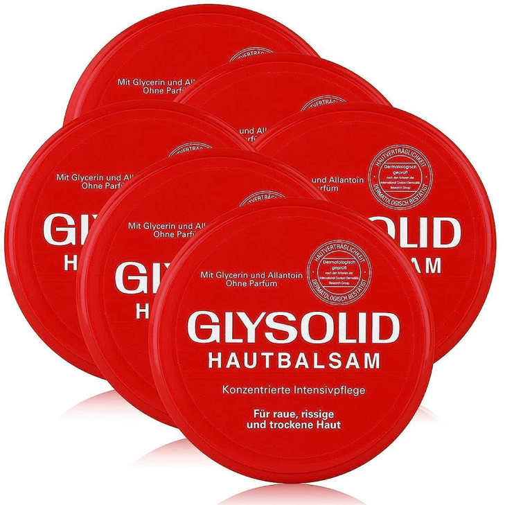 6 Glysolid Glycerin Cream for Skin Jar 338 Oz