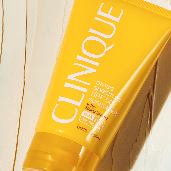 Clinique Broad Spectrum SPF 50 Sunscreen Body Cream Safe For Sensitive Skin 5 Fl Oz