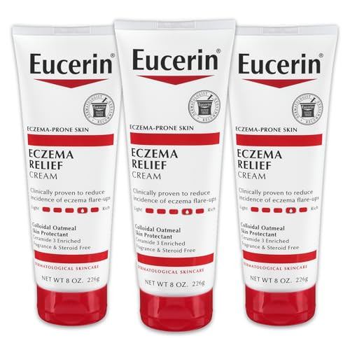 Eucerin Eczema Relief Cream Full Body Lotion for EczemaProne Skin Moisturizing Eczema Cream Body Moisturizer MultiPack 8