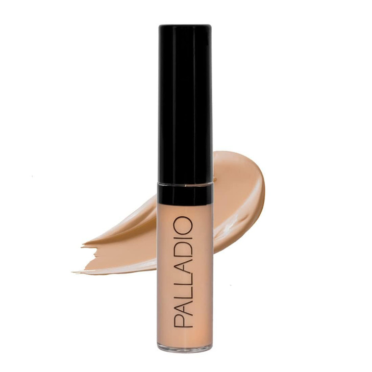 Palladio Liquid Concealer, Medium Coverage, Lightweight and Buildable Formula for Seamless Coverage, Conceals Imperfections, Brightens Skin, and Last online at globaldelivered