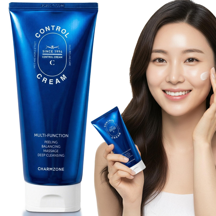CHARMZONE Control Cream NEW VERSION Korean Skincare Exfoliating Face Body Massage Cream for Removing Sebum Dead Skin Cel