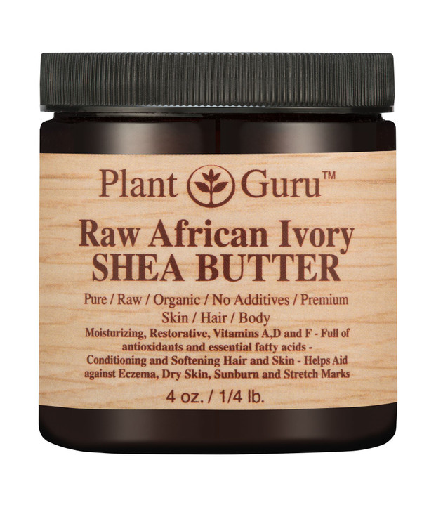 African Shea Butter Raw Unrefined 100 Pure Natural Organic Ivory Grade A 4 oz DIY Body Butters Lotion Cream lip Balm Soa