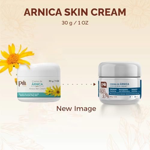 Pili Arnica Cream Hydrating Moisturizer for Face Body Soothes Bruised Dry Irritated Skin FastAbsorbing NonGreasy Unscent