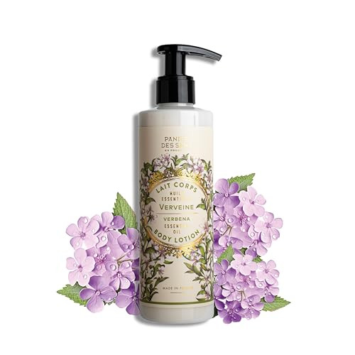 Panier des Sens Verbena Hand Body Lotion for Dry Skin Hydrating Body Cream for Women Nourishing Fluid Body Moisturizer S