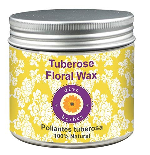 dve herbes Pure Tuberose Floral Wax Poliantes tuberosa 50gm