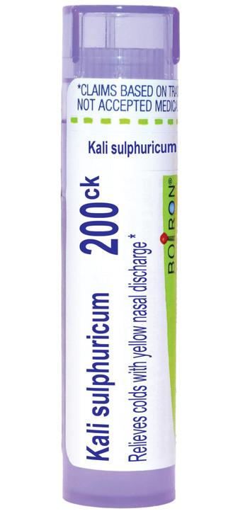 Boiron Kali Sulphuricum 200Ck Homeopathic Medicine for Colds - 80 Pellets online at globaldelivered