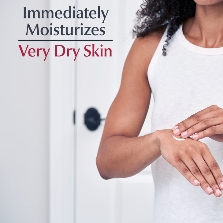 Eucerin Advanced Repair Body Cream for Very Dry Skin Fragrance Free Daily Body Moisturizer 8 Oz Tube