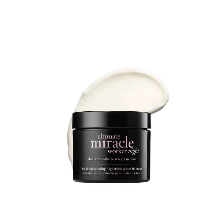 philosophy ultimate miracle worker multirejuvenating nighttime serumincream face moisturizer with retinol targets all ma