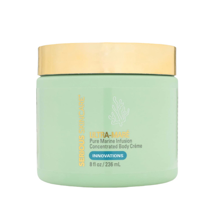Serious Skincare UltraMare Pure Marine Infusion Body Cream for Deep Hydration Dry Skin Relief Cream for Women and Men Sh