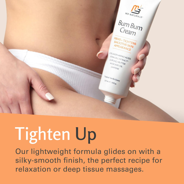 Bum Bum Cream with Lemon Vanilla Scent 2in1 Skin Care Cellulite Treatment Massage Lotion NonGreasy Skin Tightening for F