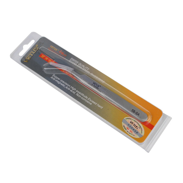 Eyelash Extensions Vetus Pro Curved 5b-sa Tweezers online at globaldelivered