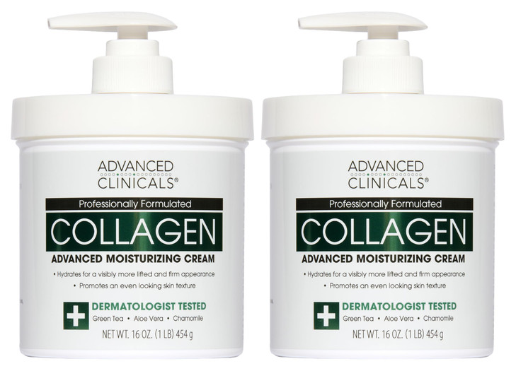 Advanced Clinicals Collagen Cream Body Lotion Face Moisturizer WVitamin E Skincare Moisturizing Collagen Lotion For Wome