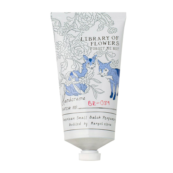 Library of Flowers Forget Me Not Handcreme 265 oz Osmanthus Rice Powder White Orchid Scented Hand Cream for Women Moistu