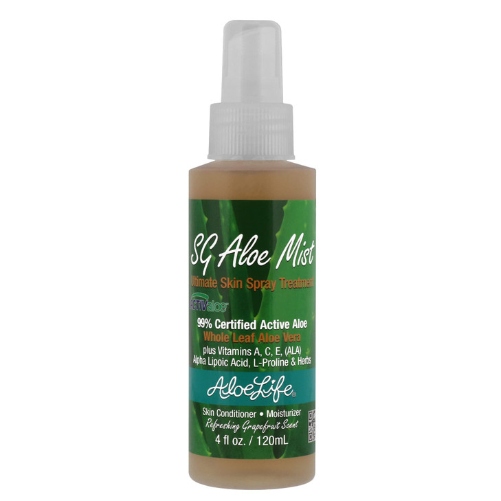 Aloe Life SG Aloe Mist Gel Topical Skin Conditioner Whole Leaf Aloe Vera Juice Concentrate Contains Special Skin Actives