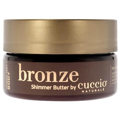 Cuccio Naturale Bronze Shimmer Butter Hydrates Hands And Feet For Glow And Light Shine Available In Two Bright And Shiny