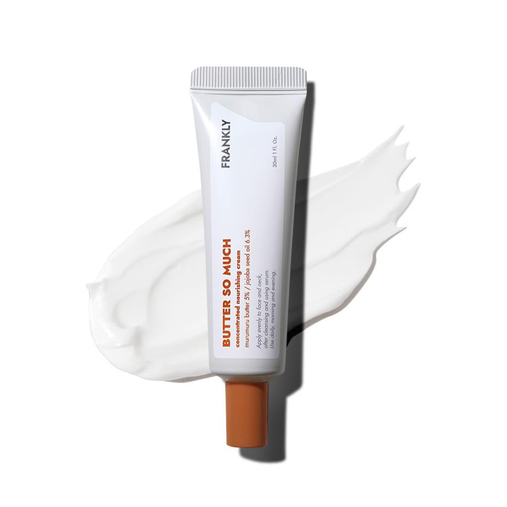 FRANKLY Butter So Much Cream Intense Moisturizing Face Moisturizer 20 Vegan Butter Plant Oils 5 Murumuru Butter 63 Jojob