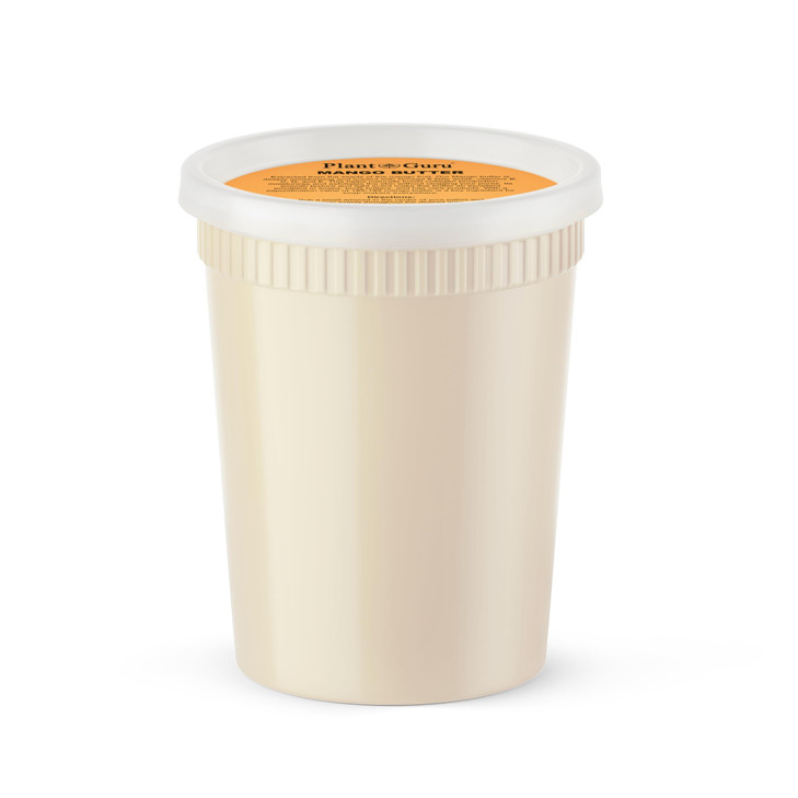 Plant Guru Raw Mango Butter 30 oz 19 lbs 100 Pure Natural Unrefined Great for Skin Body and Hair Growth DIY Soap Making