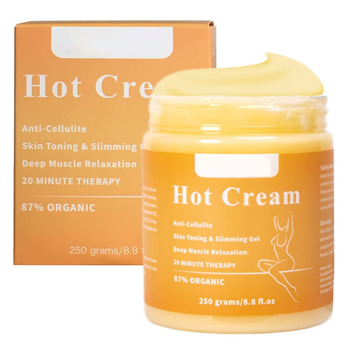 Onkessy Hot Cream Cellulite Cream Body Shape Cream Slimming Weight Loss Cream Fat Burner Massage Cream Muscle Relaxation