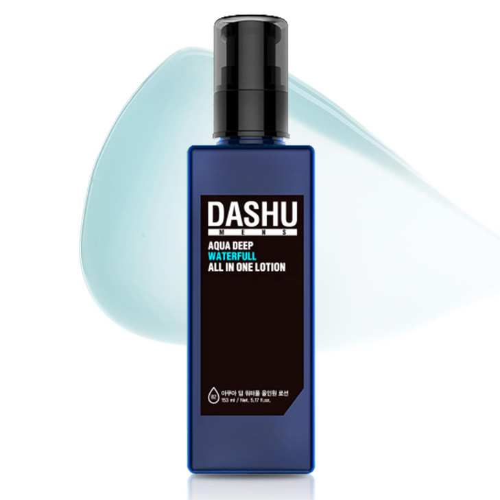 DASHU Aqua Deep Waterfull AllinOne Face Lotion for Men Hydrating AgeDefying Toner Essence Moisturizer Cream Korean Lotio