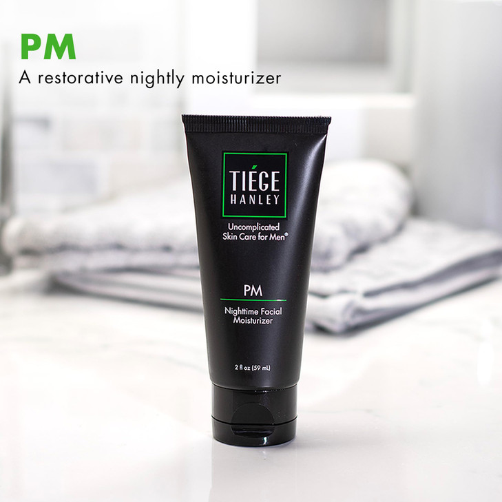 Tiege Hanley Face Moisturizer for Men Nighttime Facial Moisturizer With Collagen Hyaluronic Acid and Peptides Hydrating