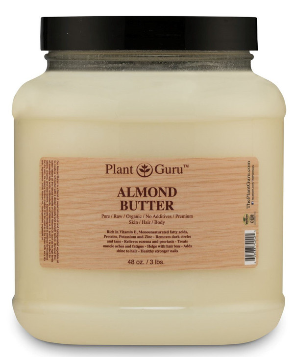 Almond Body Butter 3 lbs 100 Pure Raw Fresh Natural Cold Pressed Skin Hair Nail Moisturizer For DIY Creams Lip Balms Lot