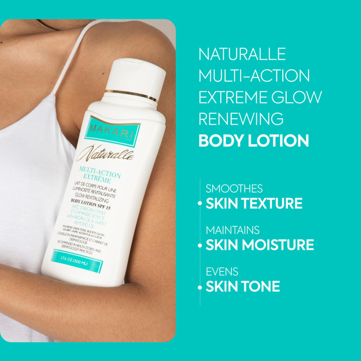 MAKARI Naturalle MultiAction Extreme Body Lotion SPF15 176 oz Moisturizes Softens Nourishes Enhances NaturalLooking Radi