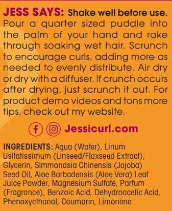 Jessicurl, Rockin' Ringlets Styling Potion, Island Fantasy, 2 Fl oz. Curl Enhancer with Flaxseed Extract, Curl Defining Styler for Curly Hair and Fri online at globaldelivered