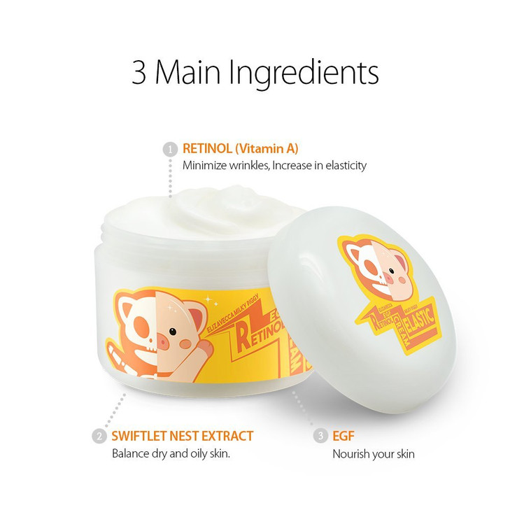 Elizavecca Milky Piggy Retinol Cream 100g353 floz Retinol Swiftlet Nest Extract 699 Face Cream