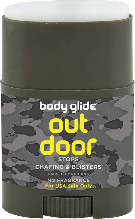 Body Glide Outdoor Anti Chafe Balm Fragrance free anti chafing stick trusted in basic training endurance sports and ever