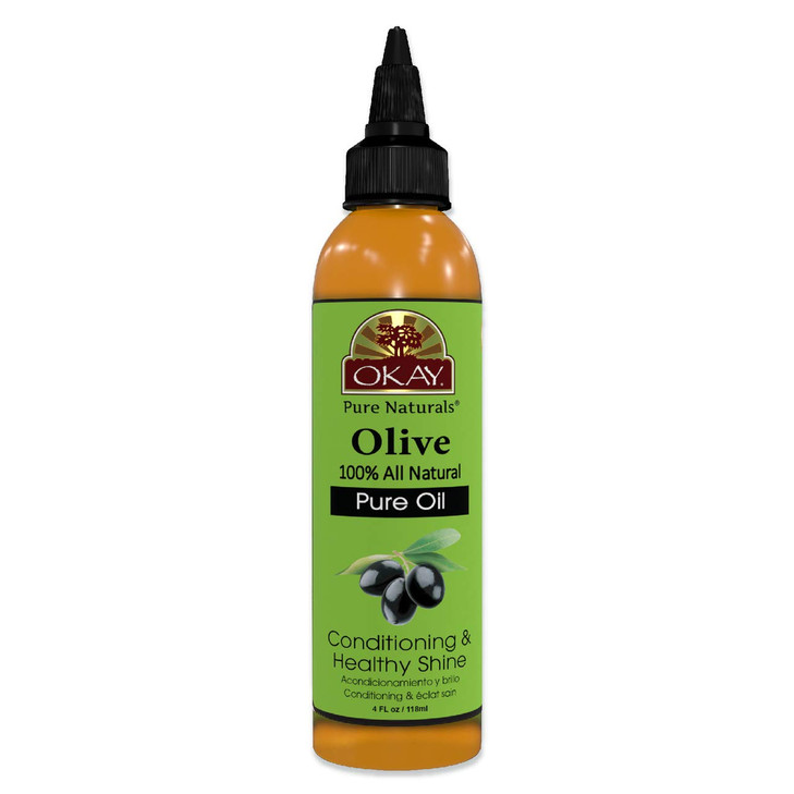 OKAY 100% Pure Natural Olive Oil for Skin & Hair - Cold Pressed Olive Oil for Skin Care, After Shower Body Moisturizer for Women & Men, Use for Massa