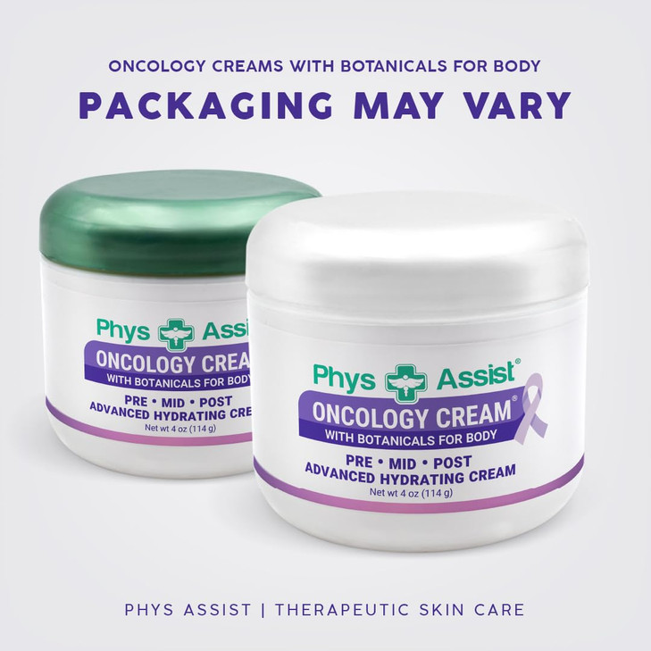 PhysAssist Oncology Body Cream with Botanicals 6 oz Soothing and Hydrating to Stressed Skin Made with Oils of Lavender C