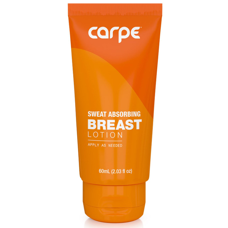 Carpe Sweat Absorbing Breast Helps Keep Your Breasts and Skin Folds Dry Sweat Absorbing Lotion Helps Control Under Breas