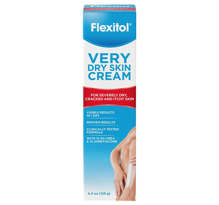 Flexitol Very Dry Skin CreamRich Moisturizing Body Cream with Urea 44 Ounce Tube