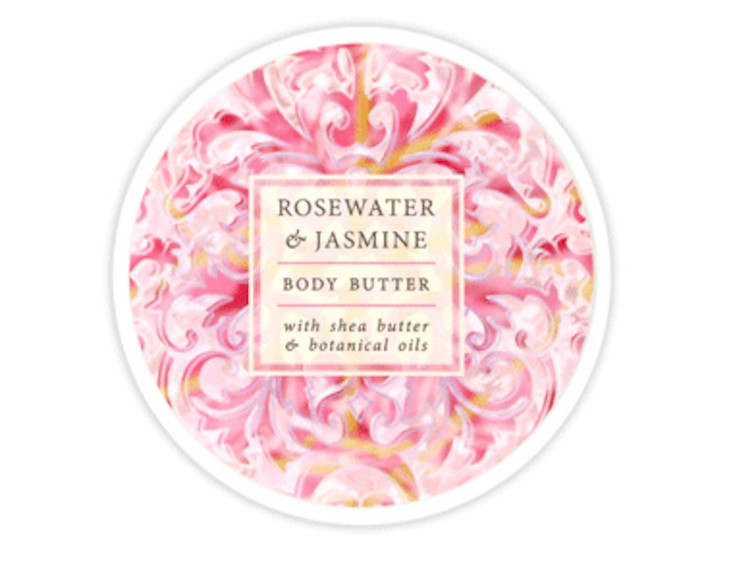 Greenwich Bay 8 oz Botanical Body Butter Rosewater Jasmine
