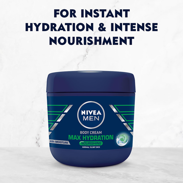 Nivea Men Max Hydration Body Cream 135 oz