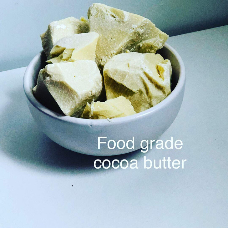 Organic Cocoa Butter 1 LB by Oslove Organics FOOD GRADE Raw NonDeodorized Unrefined For whipped body butter lotion bars