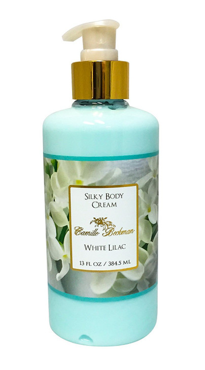 Camille Beckman White Lilac Scented Silky Body Cream Daily Moisturizer for All Skin Types NonGreasy Vegan Formula to Nou