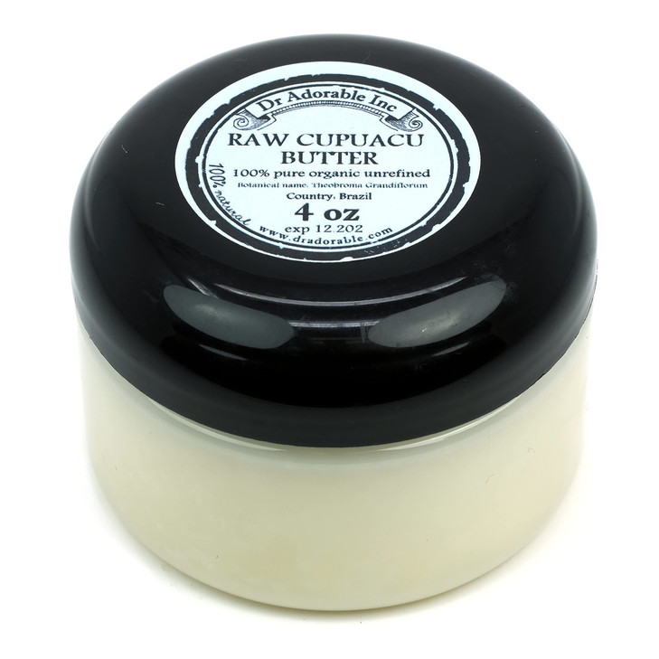 Dr Adorable 4 oz Cupuacu Butter Exotic Unrefined Pure Natural Organic Cold Pressed