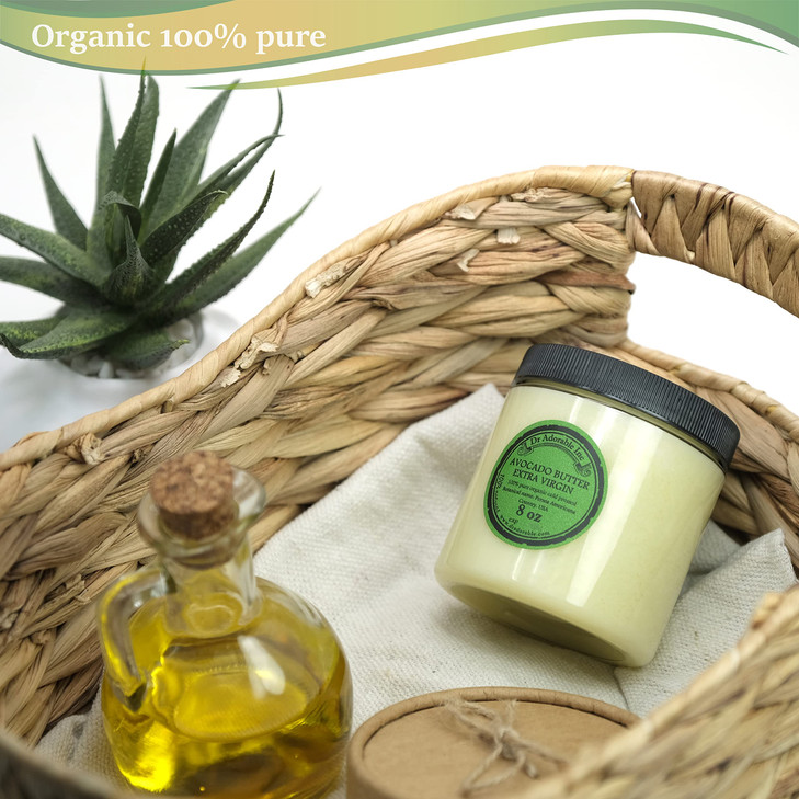 Dr Adorable 8 oz Avocado Butter Unrefined Extra Virgin Pure Natural Organic Raw